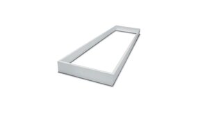 Spectrum voor de installateur LED paneel opbouw - 120x30cm Framesysteem Type B schroefloos - Wit aluminium - 43MM hoog