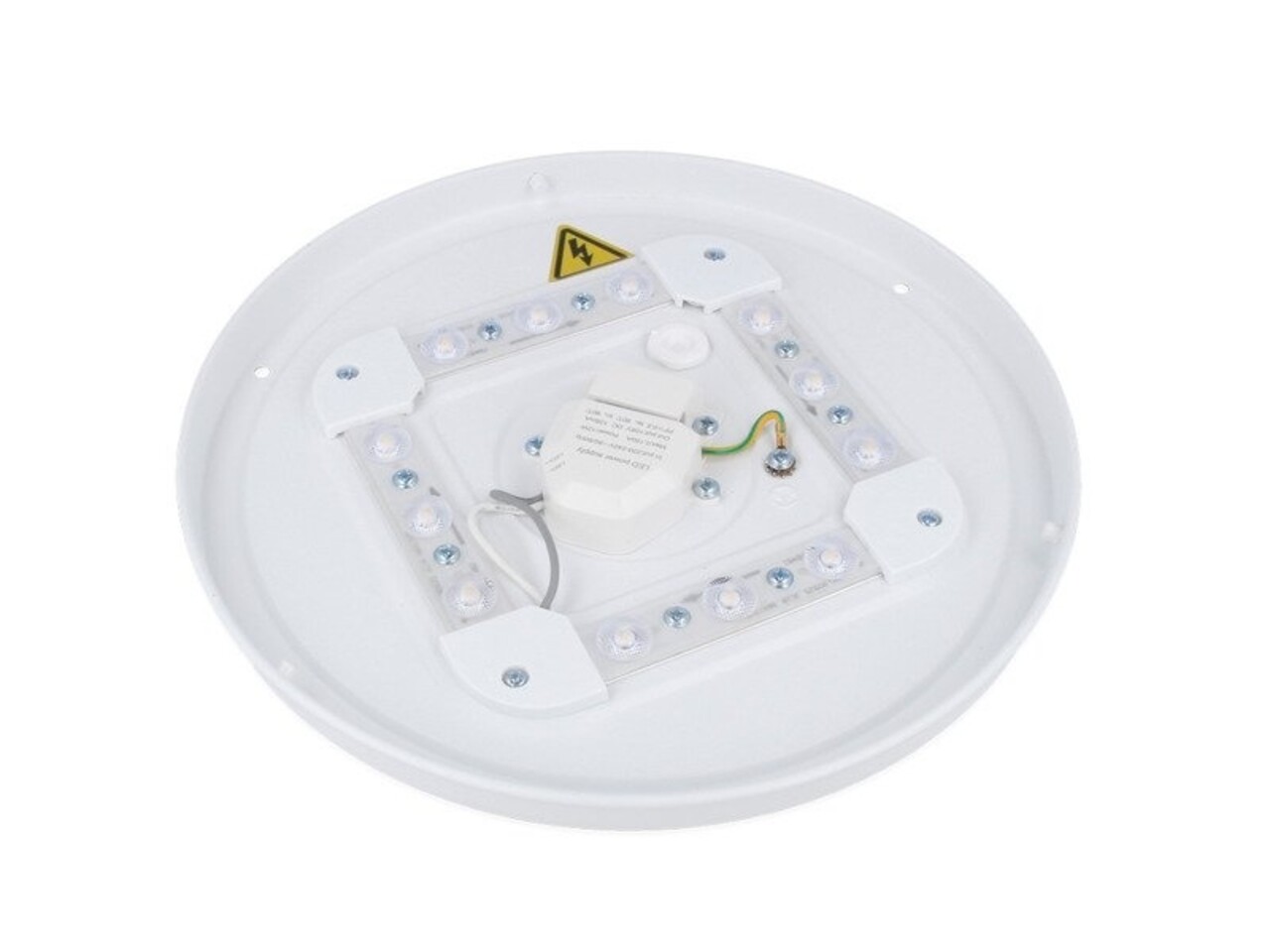 LED line LED Plafond/ Wandlamp  IP44 - 255MM Rond - Wit - 12W  940Lm - 4000K 840 Helder Wit | Vervangt 90W