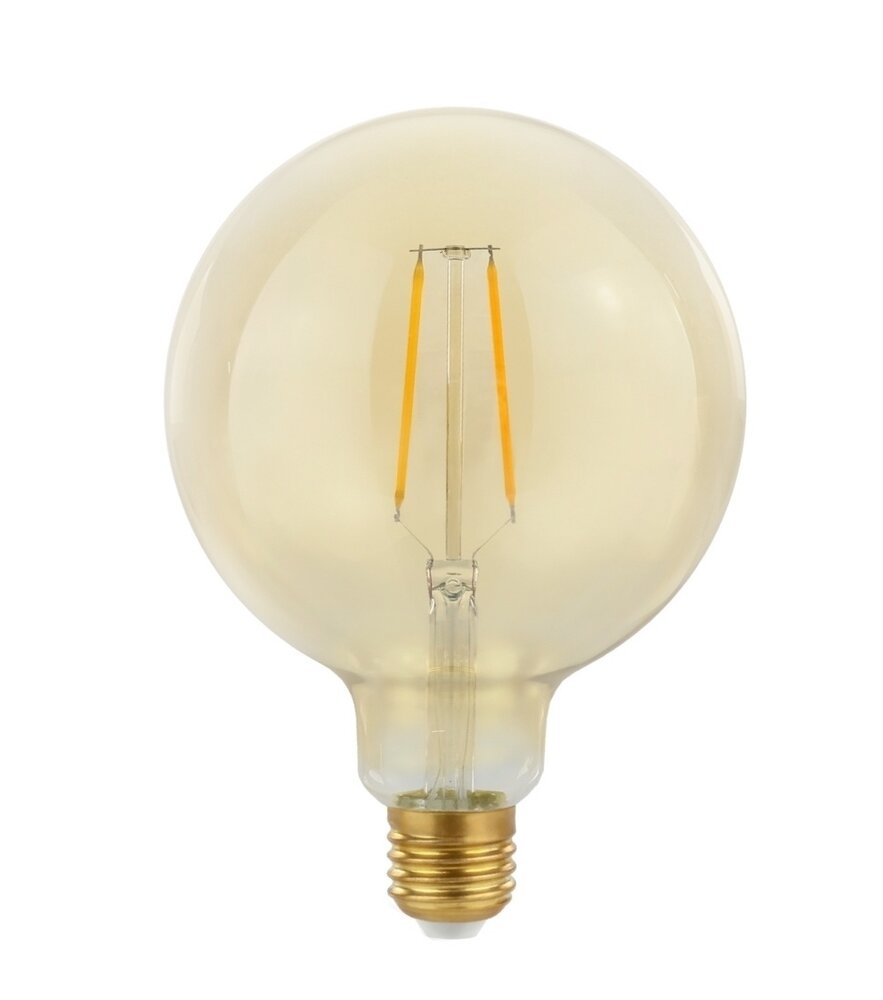 Spectrum voor de installateur LED Filament lamp E27 - G125 - 2W vervangt 21W - 2500K extra warm wit licht - XL Globe