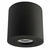 Spectrum voor de installateur LED Plafondspot IP65 - 90MM - GU10 fitting - Tube Rond Zwart | 97MM hoog - 230v - excl. lichtbron