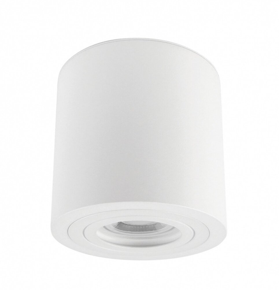 Spectrum voor de installateur LED Plafondspot IP65 - 90MM - GU10 fitting - Tube Rond Wit | 97MM hoog - 230v - excl. lichtbron