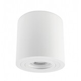 Spectrum LED Plafondspot IP65 - 90MM - GU10 fitting - Tube Rond Wit | 97MM hoog - 230v - excl. lichtbron Spectrum LED Plafondspot IP65 - 90MM - GU10 fitting - Tube Rond Wit | 97MM hoog - 230v - excl. lichtbron