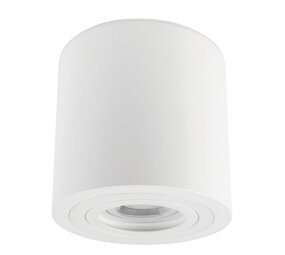 Spectrum voor de installateur LED Plafondspot IP65 - 90MM - GU10 fitting - Tube Rond Wit | 97MM hoog - 230v - excl. lichtbron