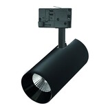 Spectrum voor de installateur: Betaalbare kwaliteit en veelzijdige LED-oplossingen LED Railspot Zwart Tracklight - Universeel 3-Phase - 25W 104lm p/w - 4000K helder wit licht