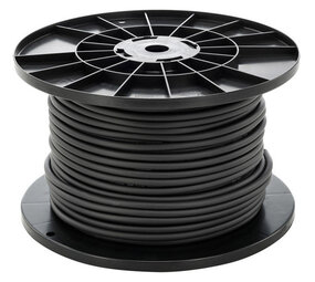 Aigostar Aansluitsnoer - 100m - 3x 1.5mm2 met zwarte mantel rond - H05VV-F 3G1.5