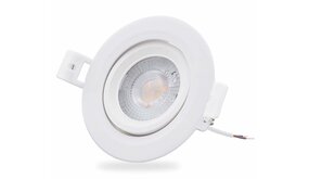 Aigostar LED inbouwspot - 5W vervangt 35W - 6500K daglicht wit - Kantelbaar Aigostar LED inbouwspot - 5W vervangt 35W - 6500K daglicht wit - Kantelbaar