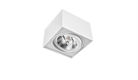 Spectrum LED plafondspot - AR111 230V - Mat Wit Vierkant - Excl. AR111 LED Spot geleverd Spectrum LED plafondspot - AR111 230V - Mat Wit Vierkant - Excl. AR111 LED Spot geleverd