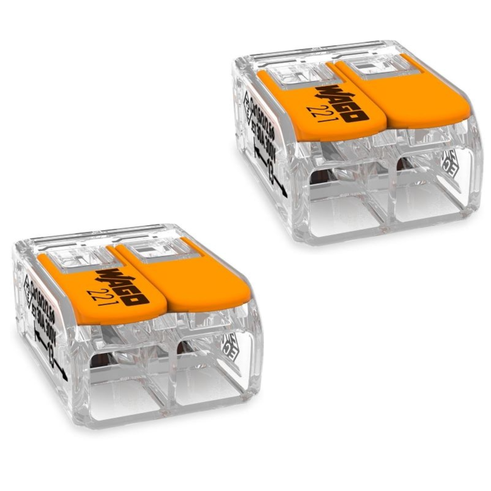 WAGO 2 stuks WAGO lasklem  0.14-4 mm 2 polig