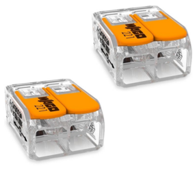 Wago Zakelijk: Professionele Lasklemmen & Verbindingstechniek | Groothandel 2 stuks WAGO lasklem  0.14-4 mm 2 polig