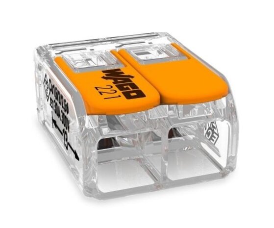 Wago Zakelijk: Professionele Lasklemmen & Verbindingstechniek | Groothandel 2 stuks WAGO lasklem  0.14-4 mm 2 polig