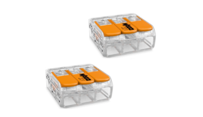 WAGO 2 stuks WAGO Lasklem  0.14-4 mm 3 polig WAGO 2 stuks WAGO Lasklem  0.14-4 mm 3 polig
