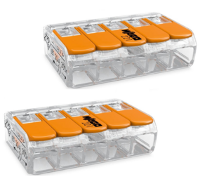 Wago Zakelijk: Professionele Lasklemmen & Verbindingstechniek | Groothandel 2 stuks WAGO lasklem  0.14-4 mm 5 polig