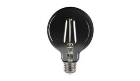 Spectrum voor de installateur LED Filament lamp Smoked glass E27 - G125 - 4,5W - 4000K helder wit licht - XL Globe