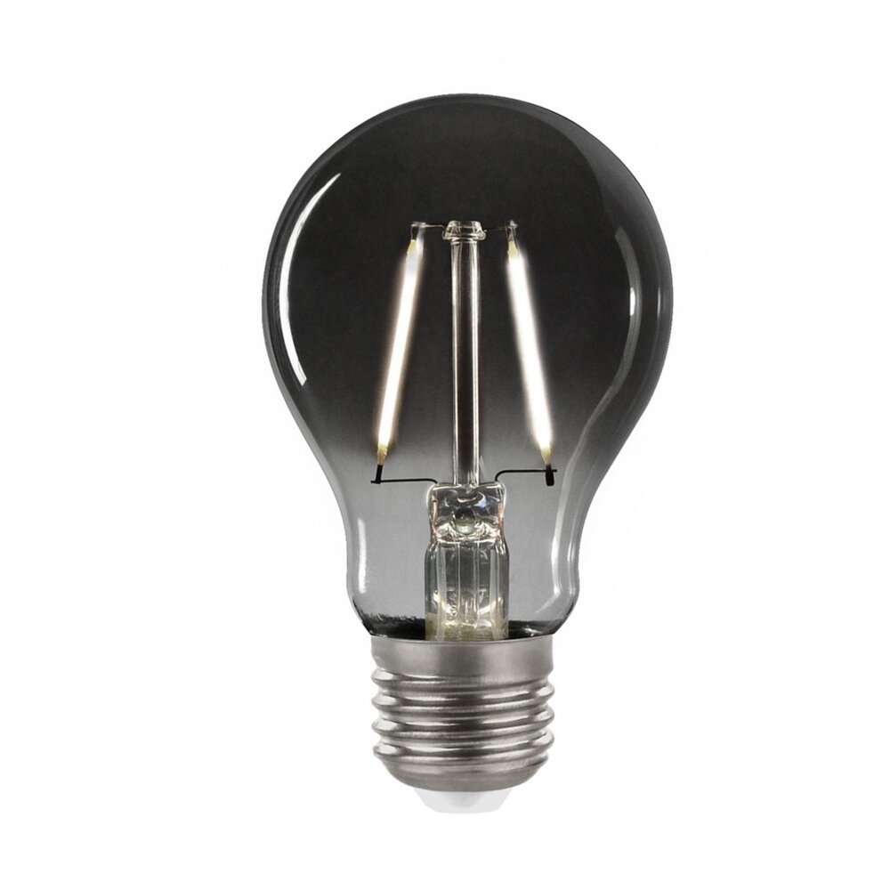Spectrum LED Filament lamp Smoked glass E27 - A60 - 2W - 4000K helder wit licht Spectrum LED Filament lamp Smoked glass E27 - A60 - 2W - 4000K helder wit licht