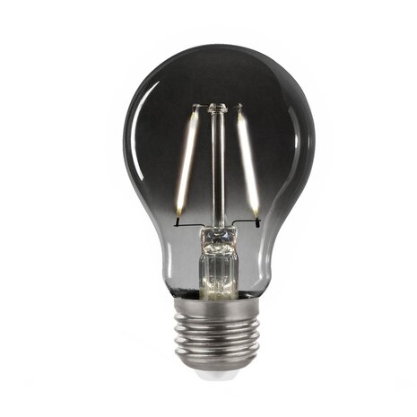Spectrum LED Filament lamp Smoked glass E27 - A60 - 2W - 4000K helder wit licht Spectrum LED Filament lamp Smoked glass E27 - A60 - 2W - 4000K helder wit licht