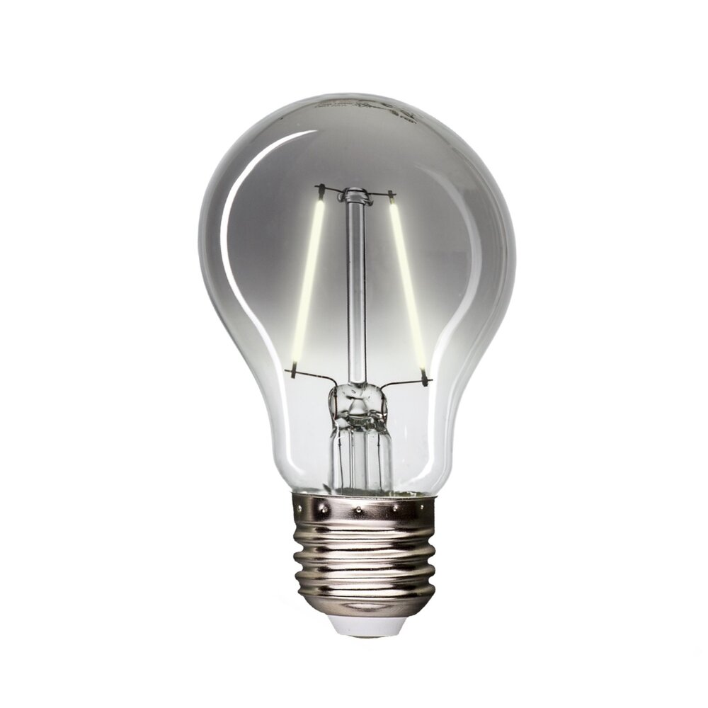 Spectrum voor de installateur LED Filament lamp Smoked glass E27 - A60 - 2W - 4000K helder wit licht