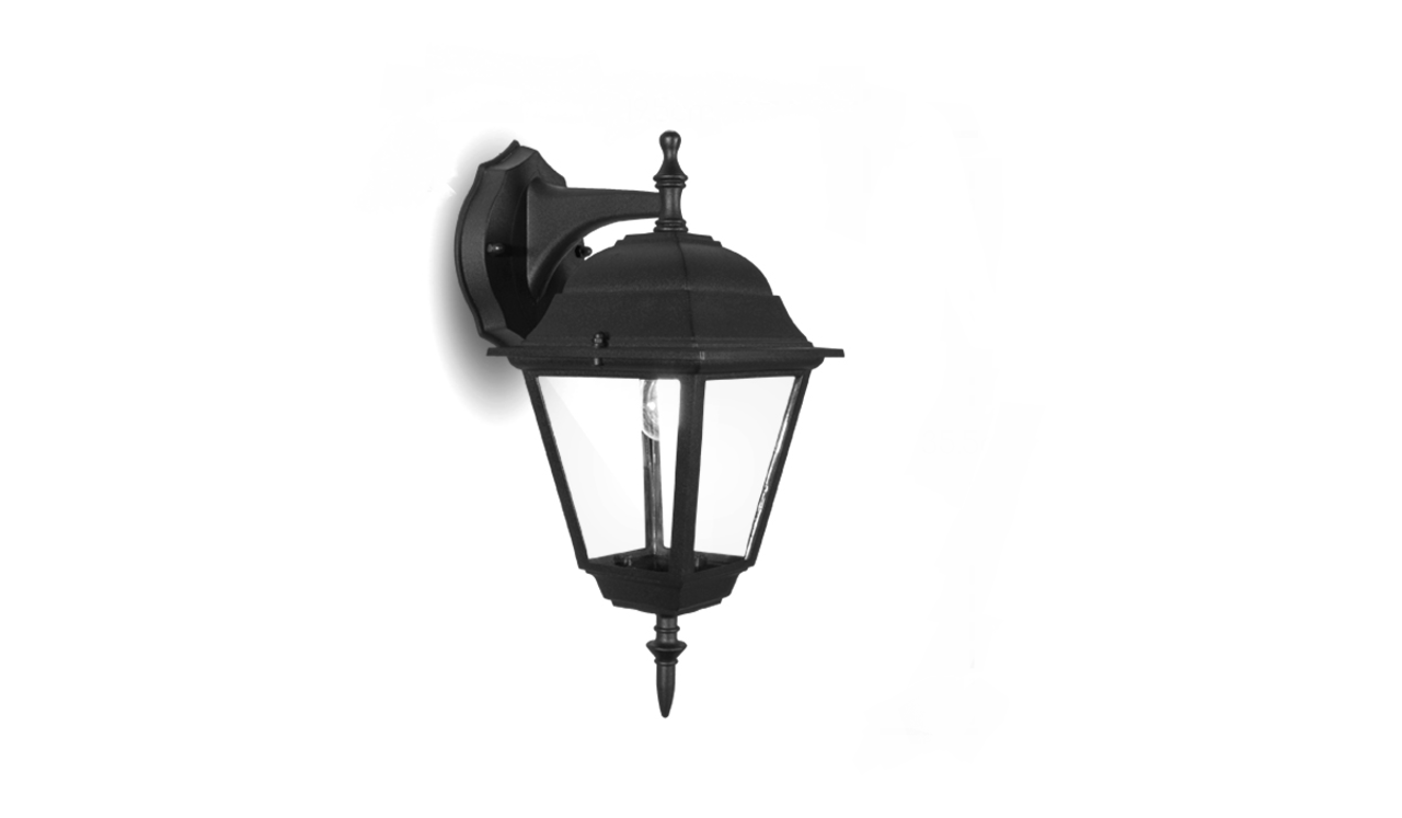 Aigostar LED wandlamp - Klassiek laag - E27 fitting - IP44 Buitengebruik - Geschikt voor 1 E27 lamp Aigostar LED wandlamp - Klassiek laag - E27 fitting - IP44 Buitengebruik - Geschikt voor 1 E27 lamp