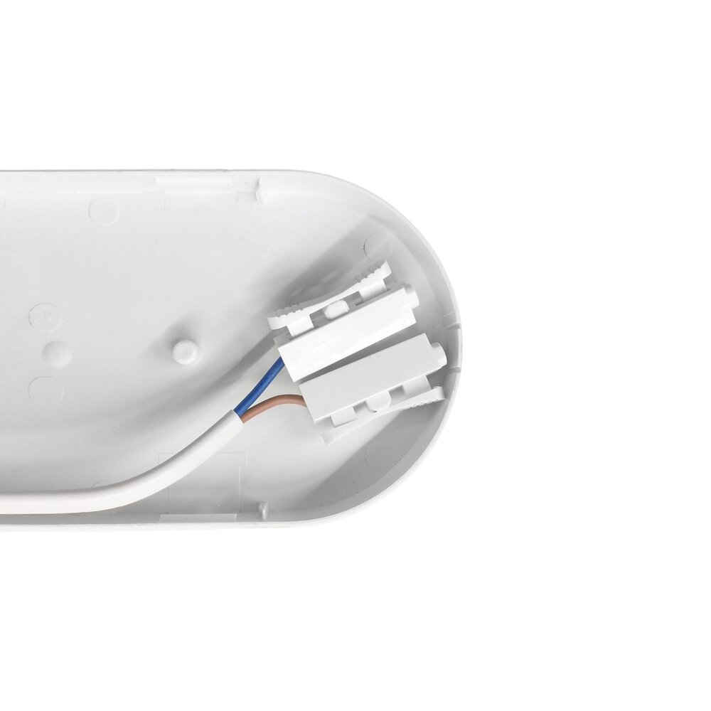 Spectrum LED Bulkhead opbouw lamp Ovaal IP54 - 8W 940Lm - 4000K 840 Koel Wit | 157x48MM - 2 Jaar Garantie