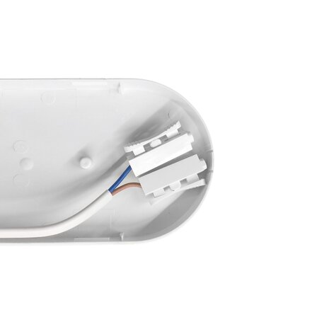 Spectrum LED Bulkhead opbouw lamp Ovaal IP54 - 8W 940Lm - 4000K 840 Koel Wit | 157x48MM - 2 Jaar Garantie
