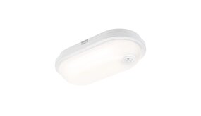 Spectrum voor de installateur LED opbouwlamp Ovaal met sensor - 20W 4000K - IP54 spatwaterdicht