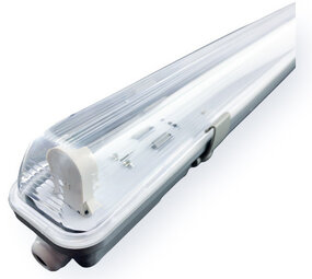 1.2m 18W LED TL Waterdichte armatuur IP65 + LED TL buis 4000K 840 helder wit licht compleet