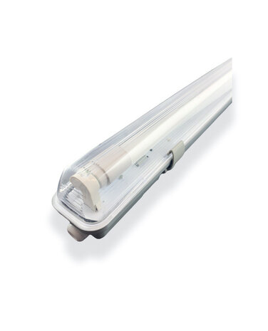 1.2m 18W LED TL Waterdichte armatuur IP65 + LED TL buis 4000K 840 helder wit licht compleet 1.2m 18W LED TL Waterdichte armatuur IP65 + LED TL buis 4000K 840 helder wit licht compleet