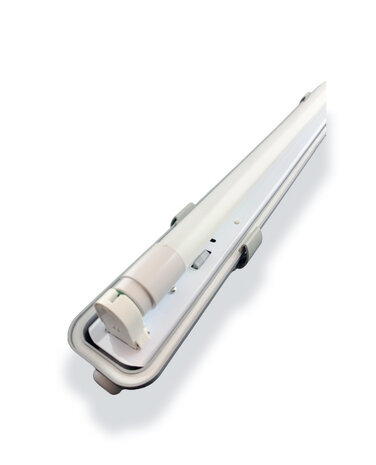 1.2m 18W LED TL Waterdichte armatuur IP65 + LED TL buis 4000K 840 helder wit licht compleet 1.2m 18W LED TL Waterdichte armatuur IP65 + LED TL buis 4000K 840 helder wit licht compleet