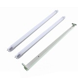 1.5m 50w  LED TL armatuur IP20 + 2 LED TL buizen 4000k 840 helder wit licht compleet