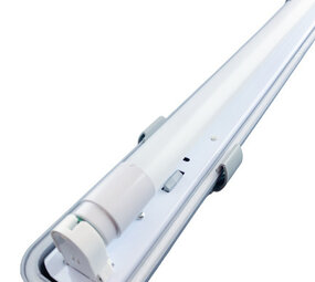 1.5m 25W LED TL Waterdichte armatuur IP65 + LED TL buis 4000K 840 helder wit licht compleet