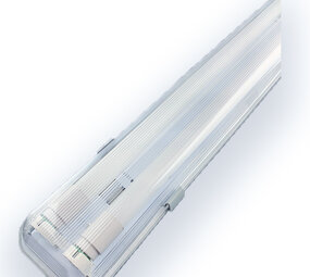 1.5m 50W LED TL Waterdichte armatuur IP65 + 2 LED TL buizen 4000K 840 helder wit licht compleet