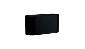 Spectrum voor de installateur: Betaalbare kwaliteit en veelzijdige LED-oplossingen LED Wandlamp Ovaal - Mat Zwart met G9 fitting - 80x80x160 mm