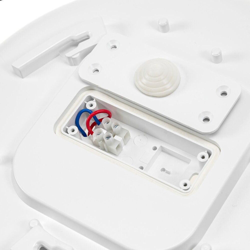 Spectrum voor de installateur: Betaalbare kwaliteit en veelzijdige LED-oplossingen LED Bulkhead - Wand / Plafondlamp IP54  - 250MM - 18W 1950Lm - 3000K 830 Warm Wit | Incl. zwarte en witte rand