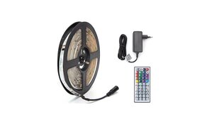 Aigostar LED strip digitaal RGB - 5m 12V 24W - 30 LEDs p/m - Complete set Aigostar LED strip digitaal RGB - 5m 12V 24W - 30 LEDs p/m - Complete set