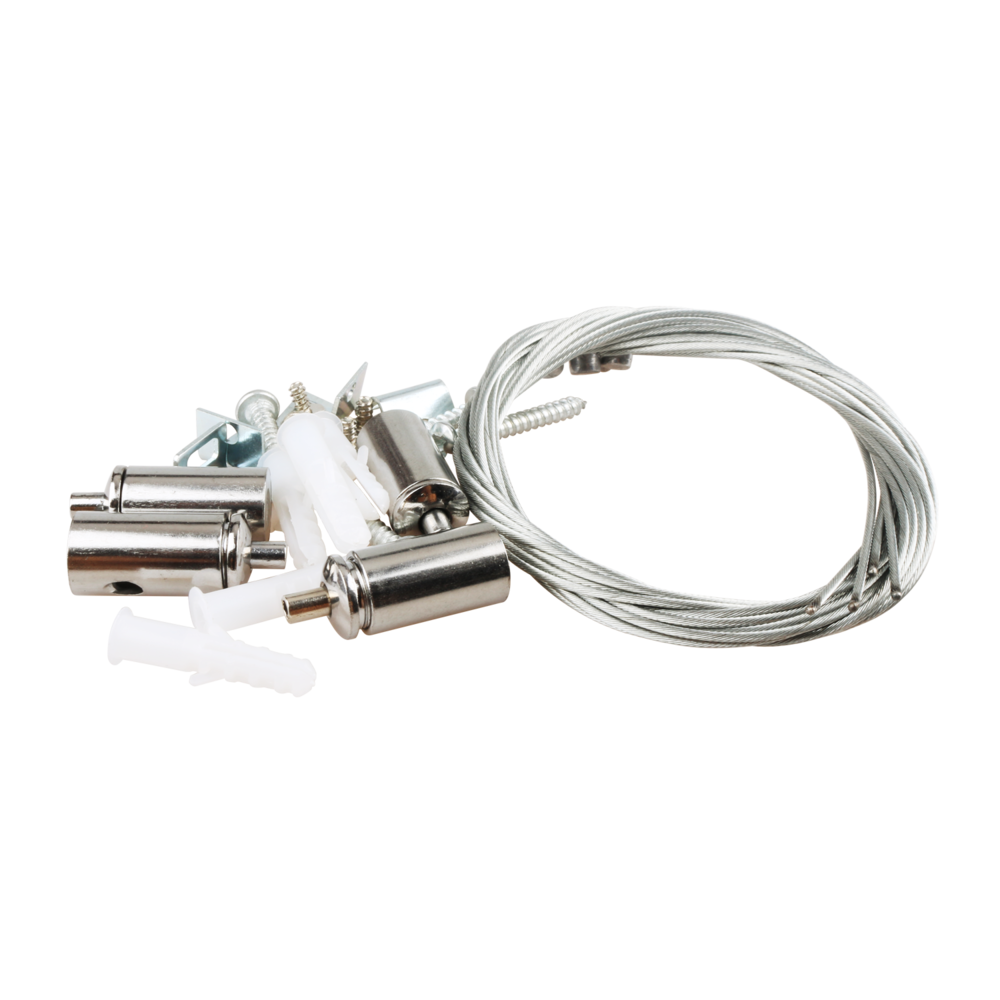 Spectrum voor de installateur LED paneel opbouw - Ophangsysteem Type A met 4 staaldraden van 1 meter