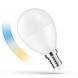Spectrum voor de installateur WiFi LED kogellamp - E14 5W - 2700K-6500K - Bediening met de App