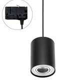 Spectrum voor de installateur LED Trackrail connector zwart - voor hanglamp - 3-Phase