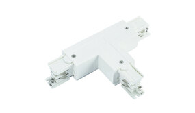 Spectrum voor de installateur 3-Fase Spanningsrail toebehoren | T verbinding - Koppelstuk - Rechts voeding SPS 2 Connector - Wit