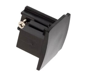 Spectrum voor de installateur 3-Fase Spanningsrail toebehoren | Eindkap - Eind stuk- Zwart