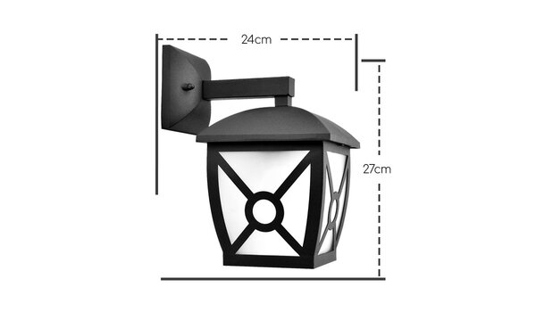 Aigostar Wandlamp Down  - 1x E27 fitting - IP44 Buitengebruik Aigostar Wandlamp Down  - 1x E27 fitting - IP44 Buitengebruik