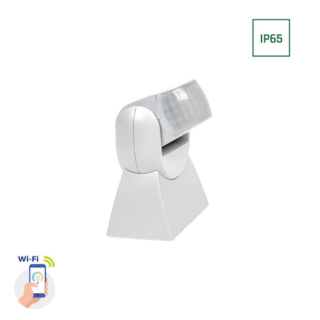 Spectrum voor de installateur WiFi slimme pir sensor opbouw - IP65 180Â¡ 1200W 12m - 5 jaar garantie