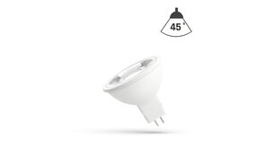 Spectrum LED GU5.3 - MR16 LED 45¡ Lichtspreiding - 6W vervangt 43W - 6000K daglicht wit Spectrum LED GU5.3 - MR16 LED 45¡ Lichtspreiding - 6W vervangt 43W - 6000K daglicht wit