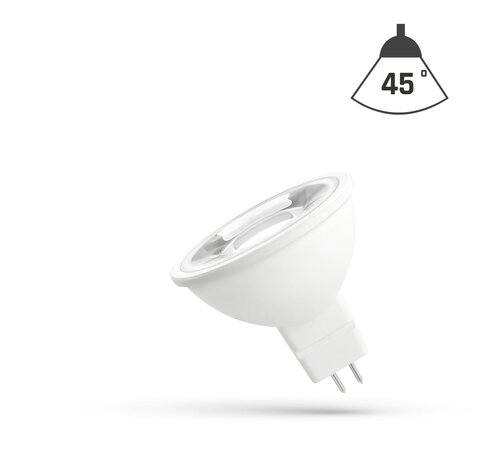 LED GU5.3 - MR16 LED 45¡ Lichtspreiding - 6W vervangt 43W - 6000K daglicht wit