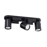 Kanlux LED GU10 plafond - wandspot zwart - Drievoudig voor 3 LED GU10 spots Kanlux LED GU10 plafond - wandspot zwart - Drievoudig voor 3 LED GU10 spots