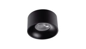 Kanlux LED GU10 Plafondspot zwart rond - 1 x GU10 aansluiting Kanlux LED GU10 Plafondspot zwart rond - 1 x GU10 aansluiting