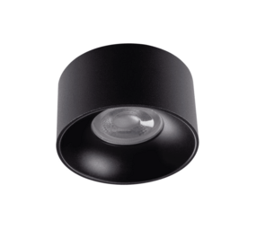 Kanlux LED GU10 Plafondspot zwart rond - 1 x GU10 aansluiting Kanlux LED GU10 Plafondspot zwart rond - 1 x GU10 aansluiting