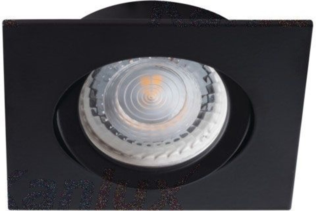 Kanlux LED inbouwspot Premium mat zwart - Zaagmaat 70-74mm buitenmaat 82x82mm Kanlux LED inbouwspot Premium mat zwart - Zaagmaat 70-74mm buitenmaat 82x82mm