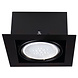 Kanlux LED AR111 Inbouwspot vierkant - 195MM - ES111 Mat Zwart MATEO | 160x160MM Zaagmaat - GU10 Fitting - excl. LED spot Kanlux LED AR111 Inbouwspot vierkant - 195MM - ES111 Mat Zwart MATEO | 160x160MM Zaagmaat - GU10 Fitting - excl. LED spot