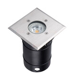 Kanlux LED GU10 grondspot RVS rond Modern IP67 - Enkelvoudig voor 1 LED GU10 spot