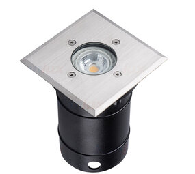 Kanlux LED GU10 grondspot RVS rond Modern IP67 - Enkelvoudig voor 1 LED GU10 spot