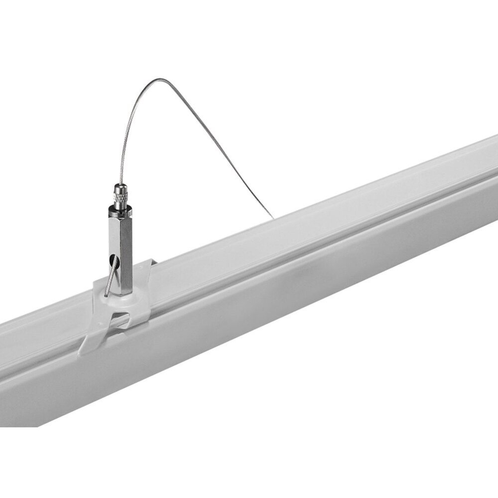 Spectrum voor de installateur: Betaalbare kwaliteit en veelzijdige LED-oplossingen 3-Fase Spanningsrail toebehoren Wit | 8 Meter Pendelset - Ophangset per staaldraad